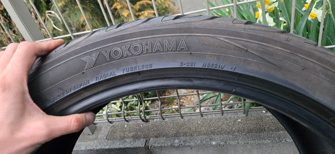 YOKOHAMA245/40/R20 4本セット24年製 バリ山2個口送料込み②