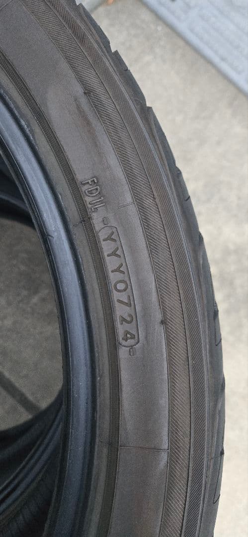 YOKOHAMA245/40/R20 4本セット24年製 バリ山2個口送料込み②