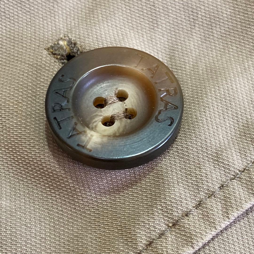 正規品　TATRAS タトラス　ベージュ トレンチコート　綿　L ベルト付き