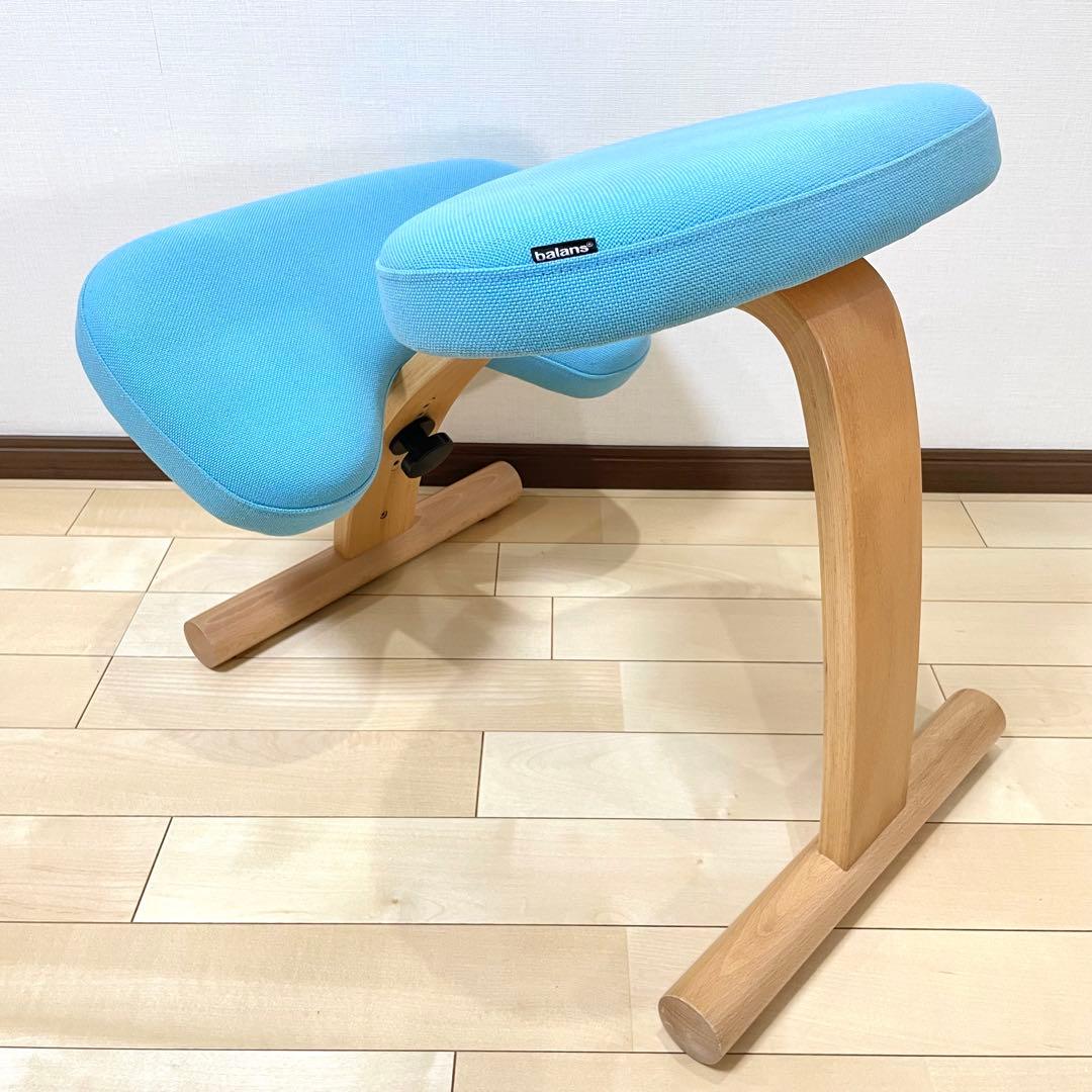 バランスラボ バランスチェア バランスイージー ライトブルー 中古品
