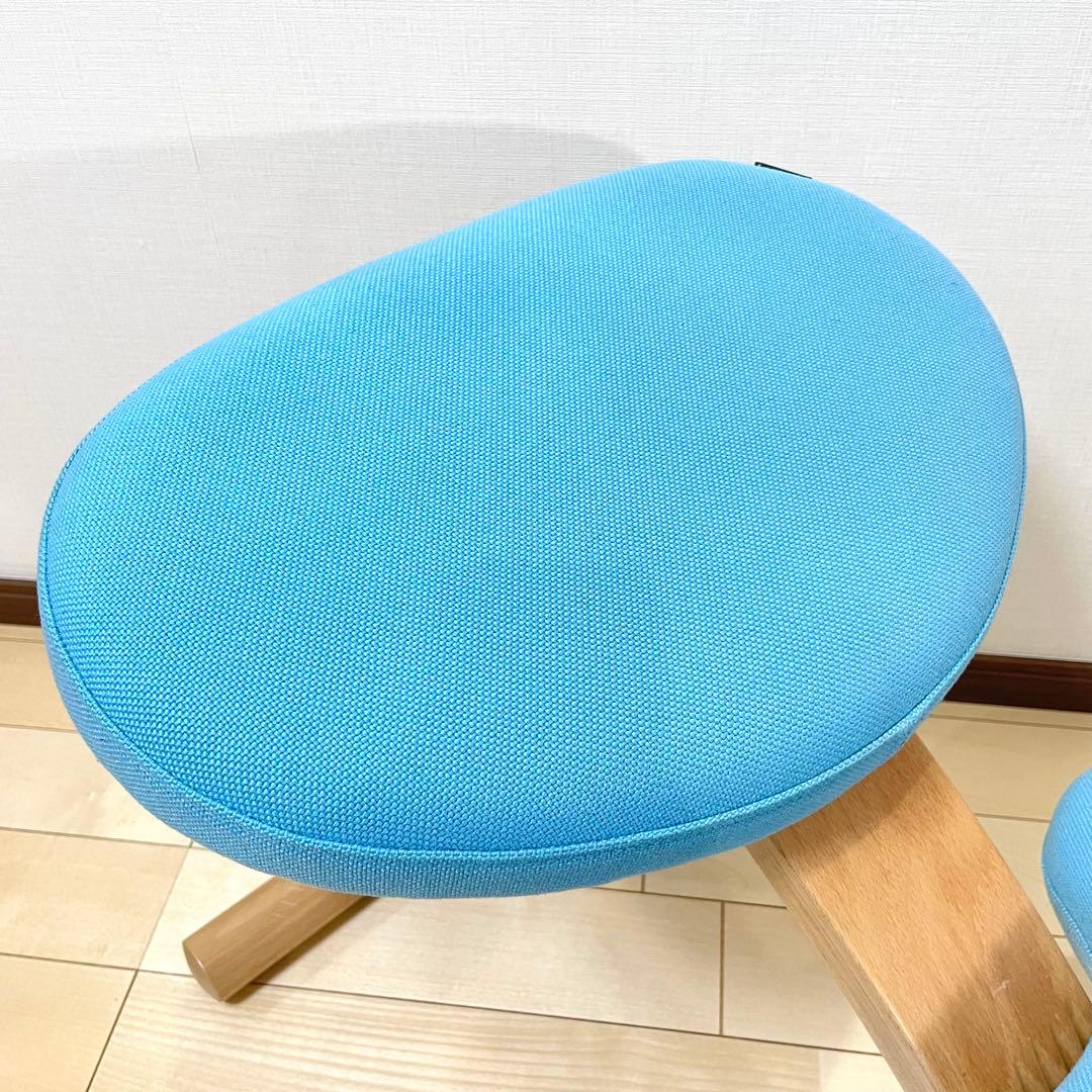 バランスラボ バランスチェア バランスイージー ライトブルー 中古品