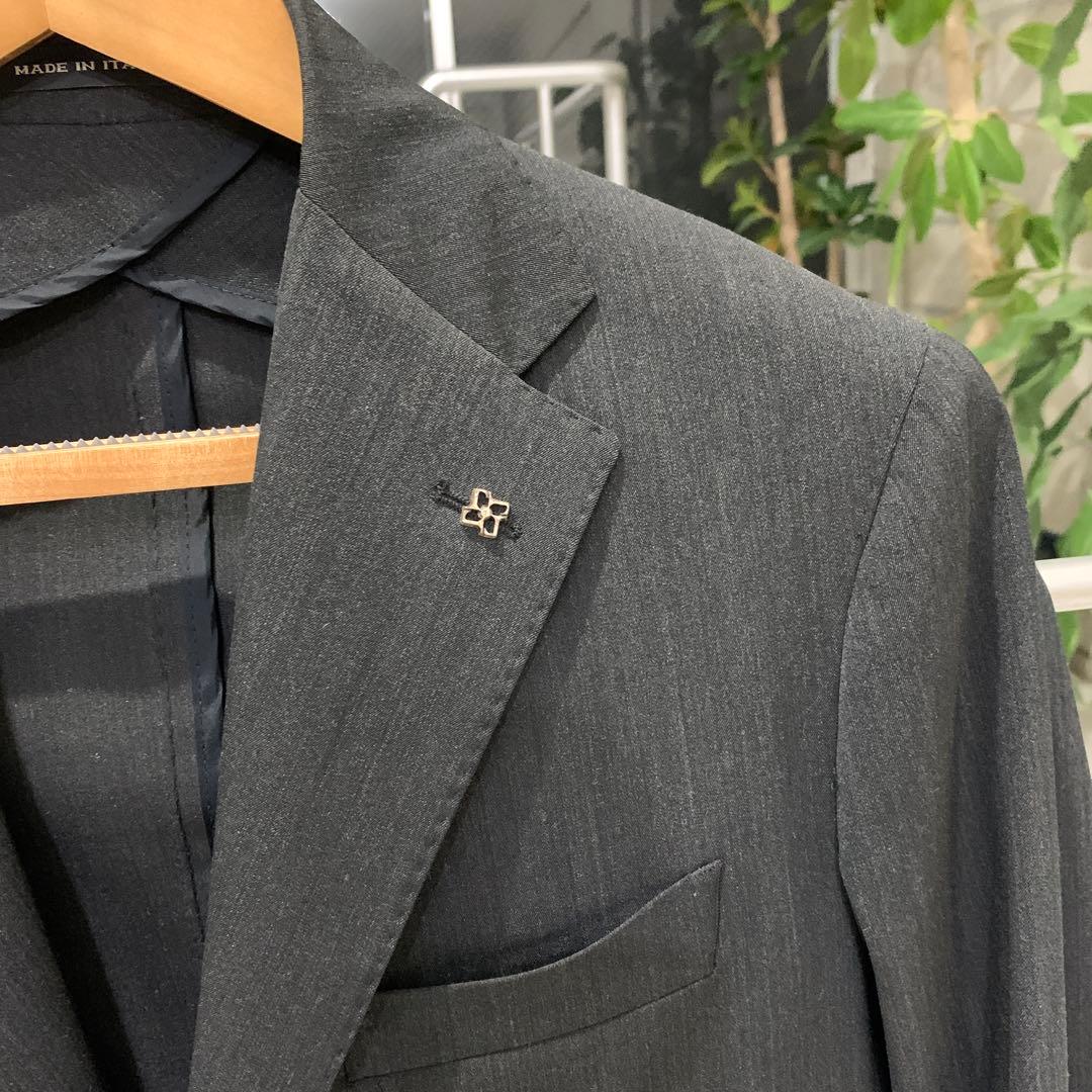 TAGLIATORE　ストレッチスーツ　チャコールグレー　46