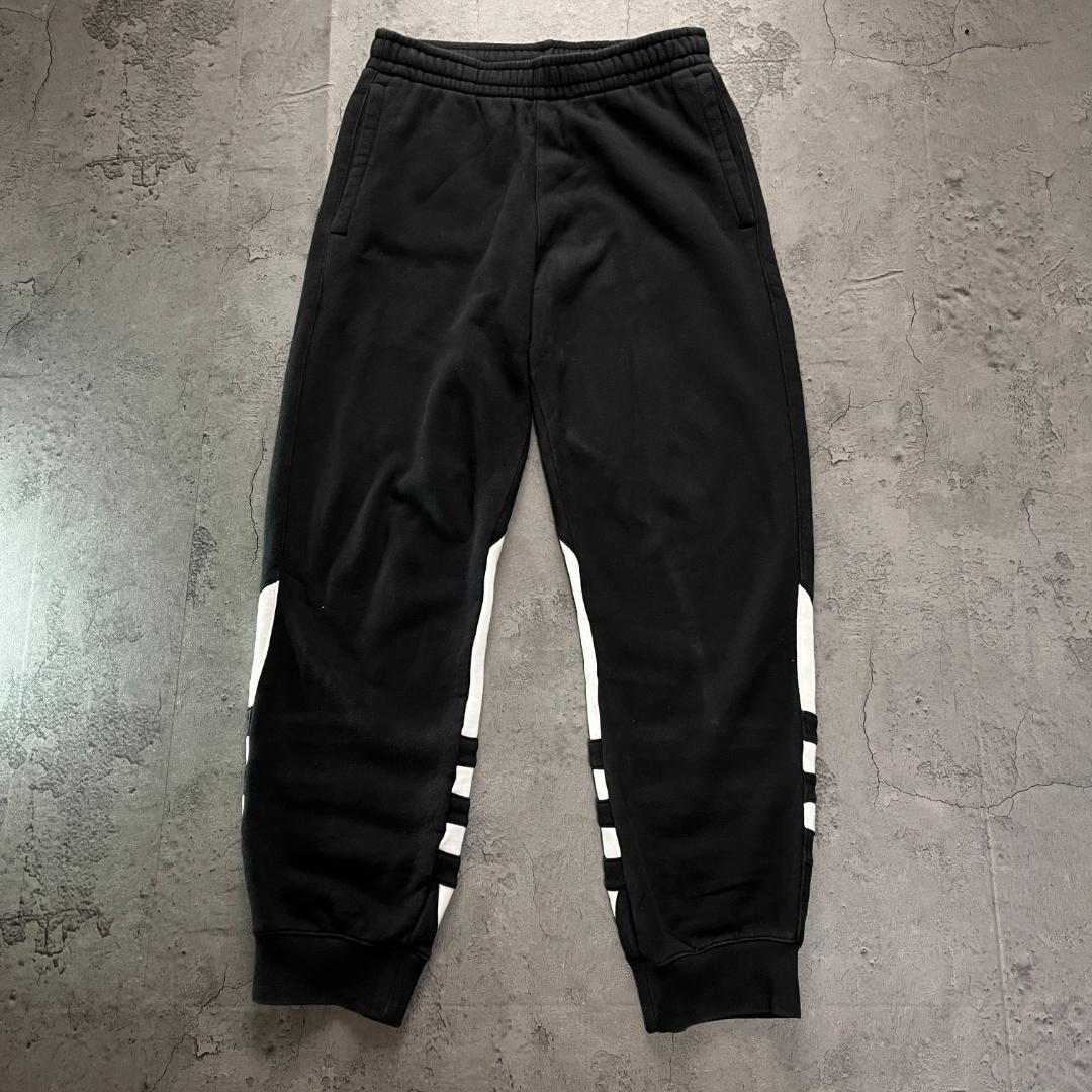 adidas ビッグレフォイル スウェットパンツ M ブラック ジョガー