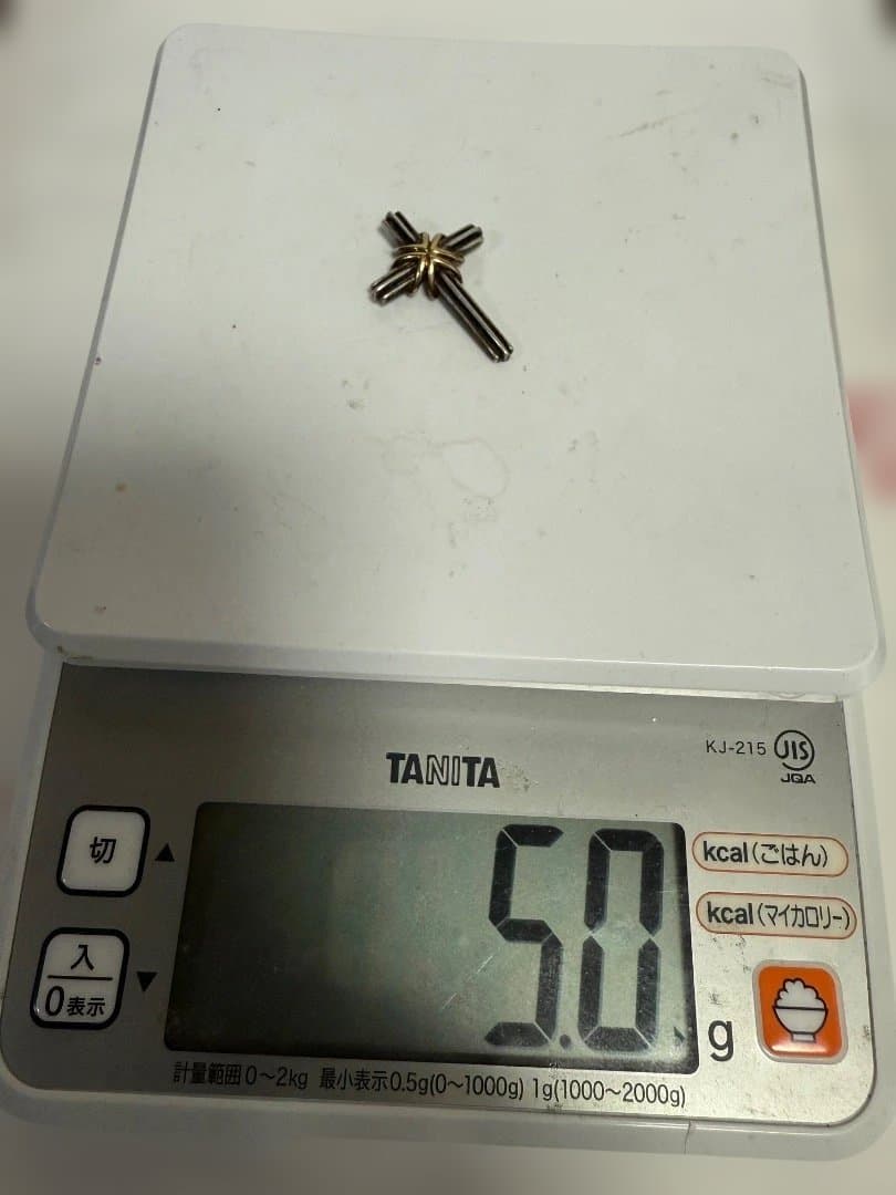 TIFFANY & CO. クロス ペンダントシルバー925 K18 Gold