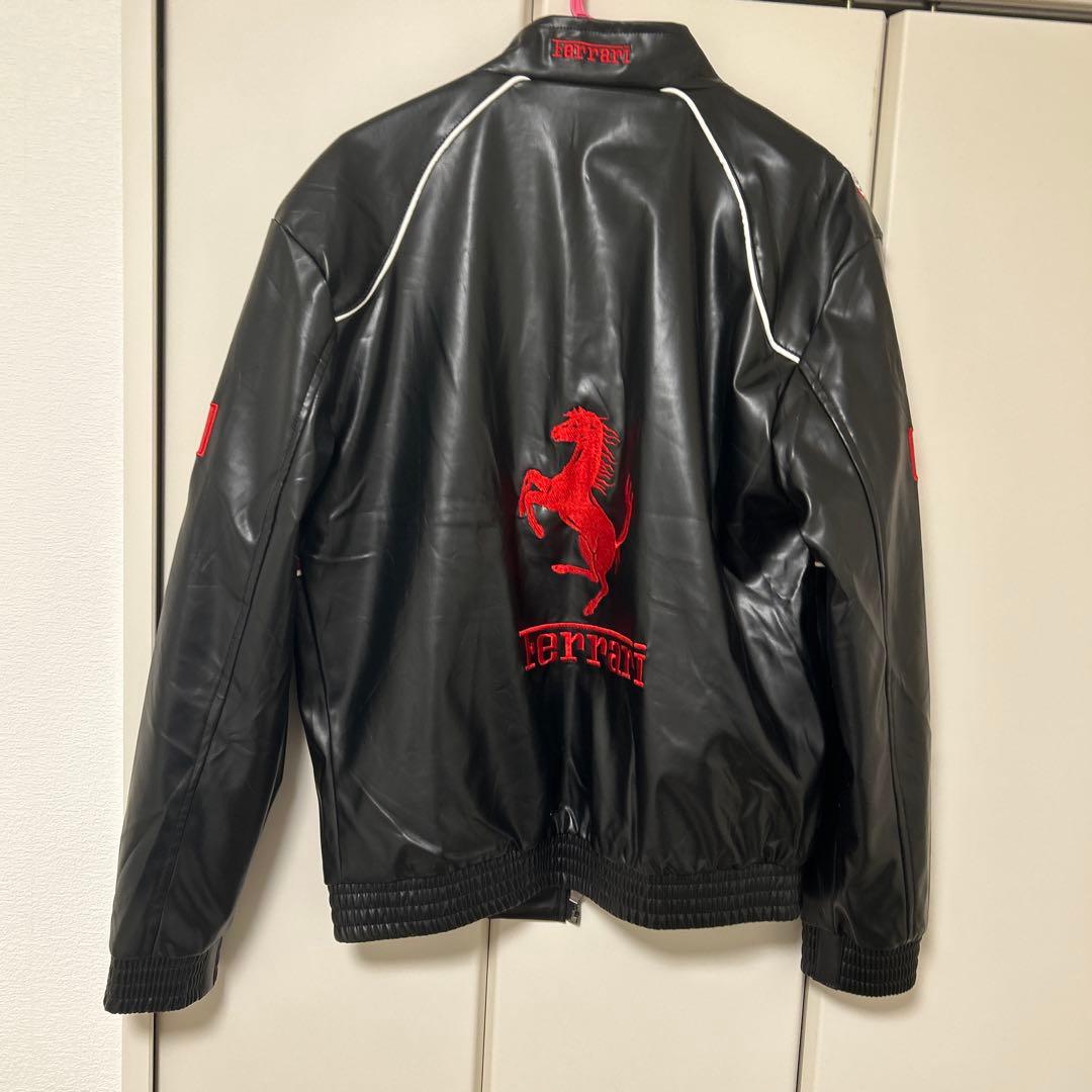 Ferrari F1 ジャケット　フェイクレザー