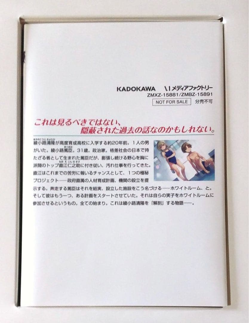 ようこそ実力至上主義の教室へ Blu-ray/DVD 初回限定 特典小説 0巻