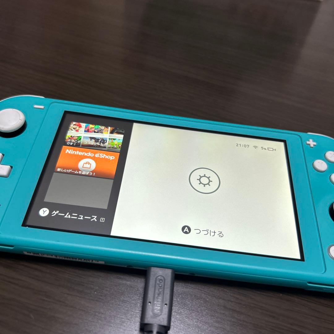 Nintendo Switch Light ターコイズ 箱有り おまけ付き