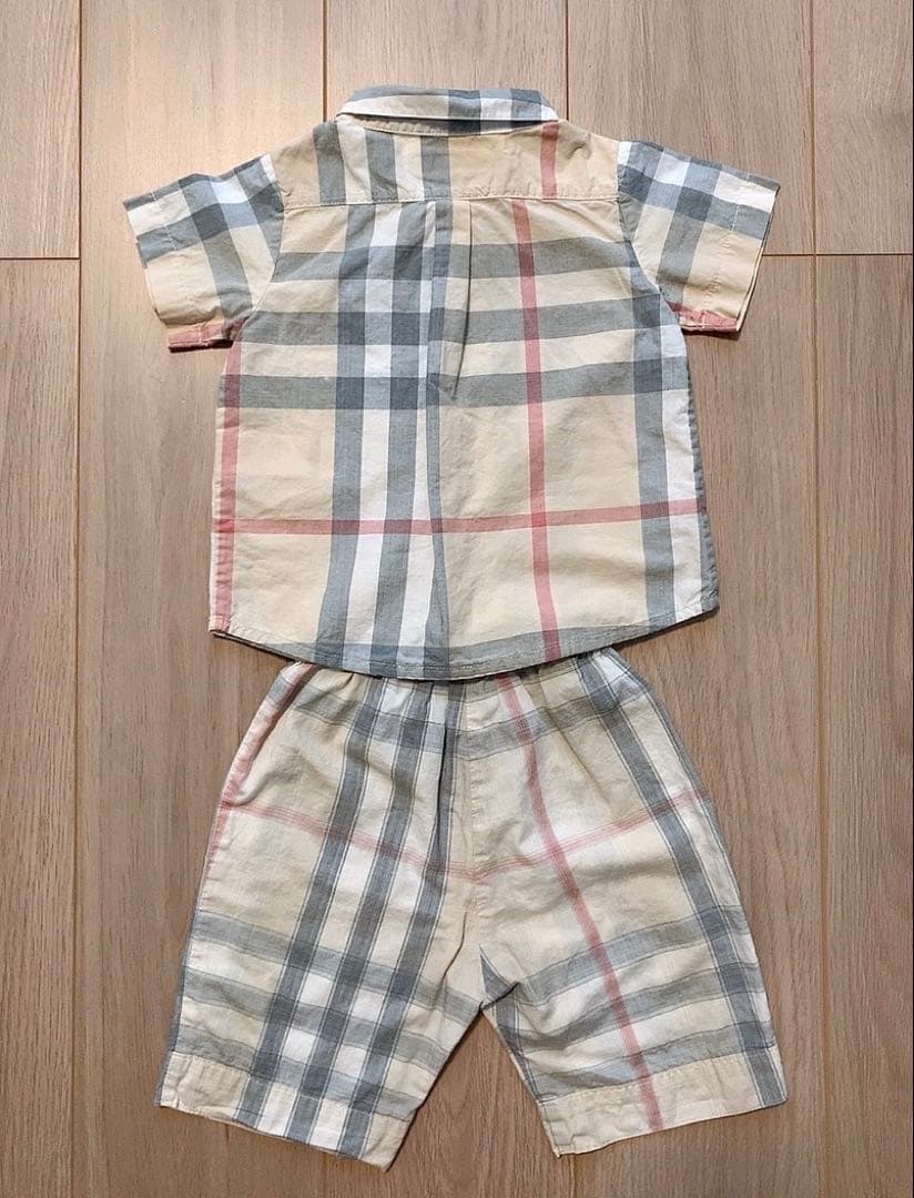 yuka◆BURBERRY ノバチェック シャツ ハーフパンツ セット◆