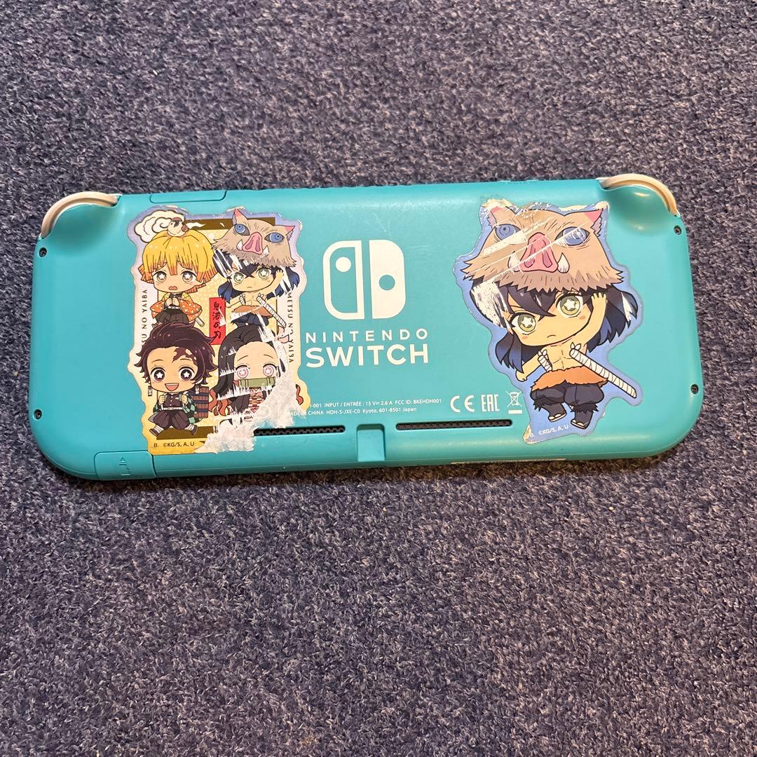 Nintendo Switch Lite ターコイズ キャラクターシール付き