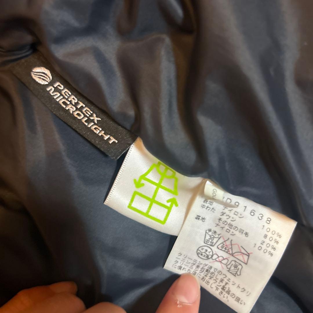 THE NORTH FACE フード付きダウンベスト S ブラック シン
