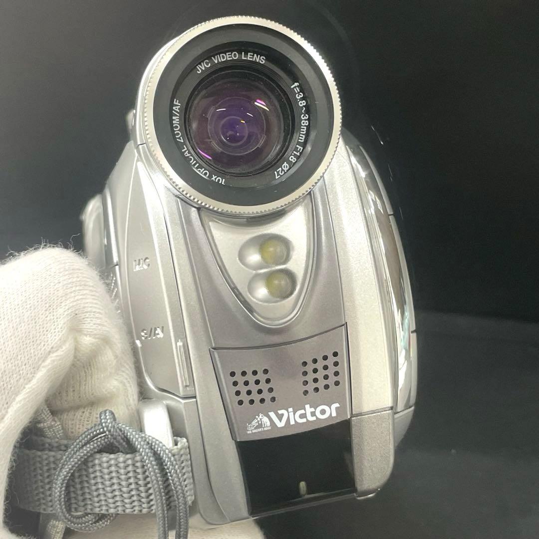 【E】Victor ビクター デジタルビデオカメラ GR-D230-S 現状品