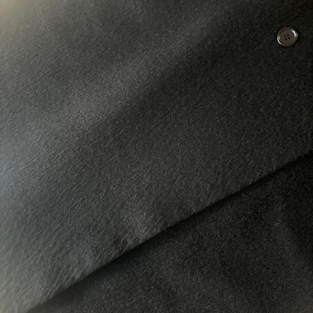 DOUBLE WOOL LONG COAT クラネ　ブラック　サイズ0 ロング