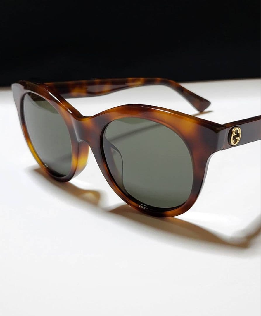 ◆GUCCI　グッチ◆GGロゴ付　サングラス　べっ甲柄 男女兼用