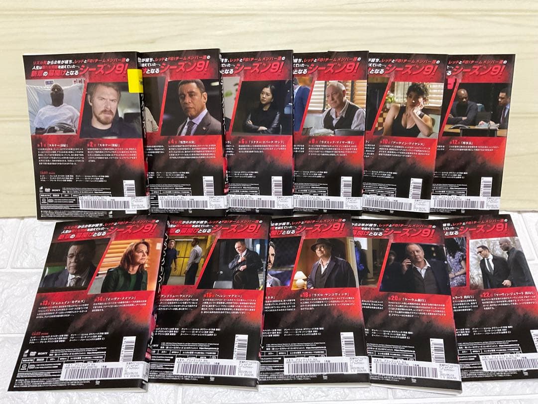ブラックリスト　シーズン9 DVD 全巻セット　レンタル落ち