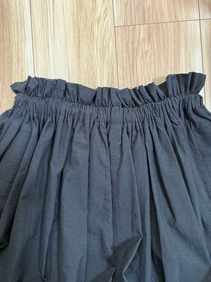 週末セール TODAYFUL Cotton Gather Skirt ブラック
