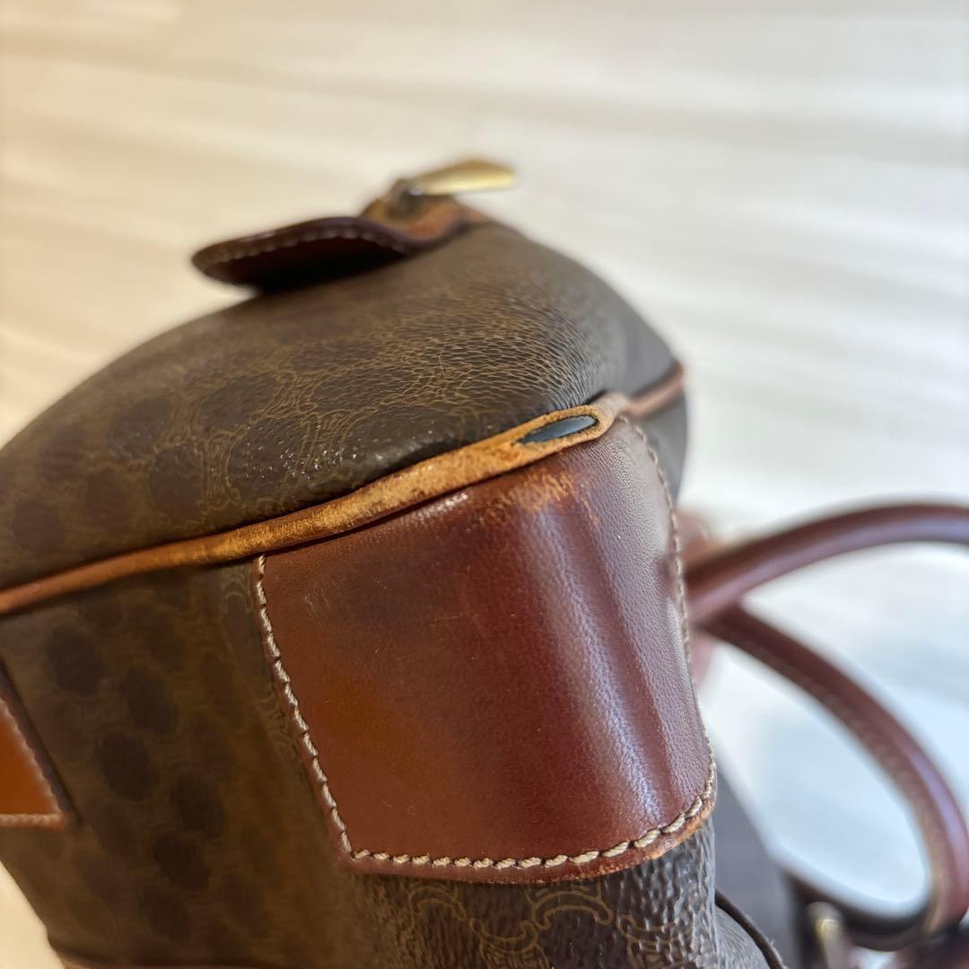 CELINE セリーヌ ボストンバッグ　マカダム　ヴィンテージ