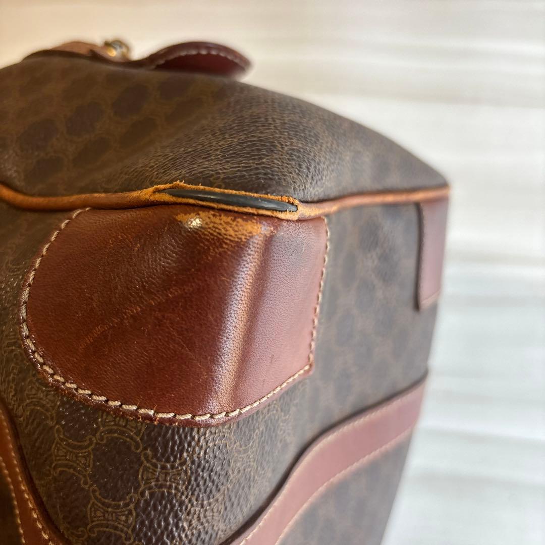 CELINE セリーヌ ボストンバッグ　マカダム　ヴィンテージ