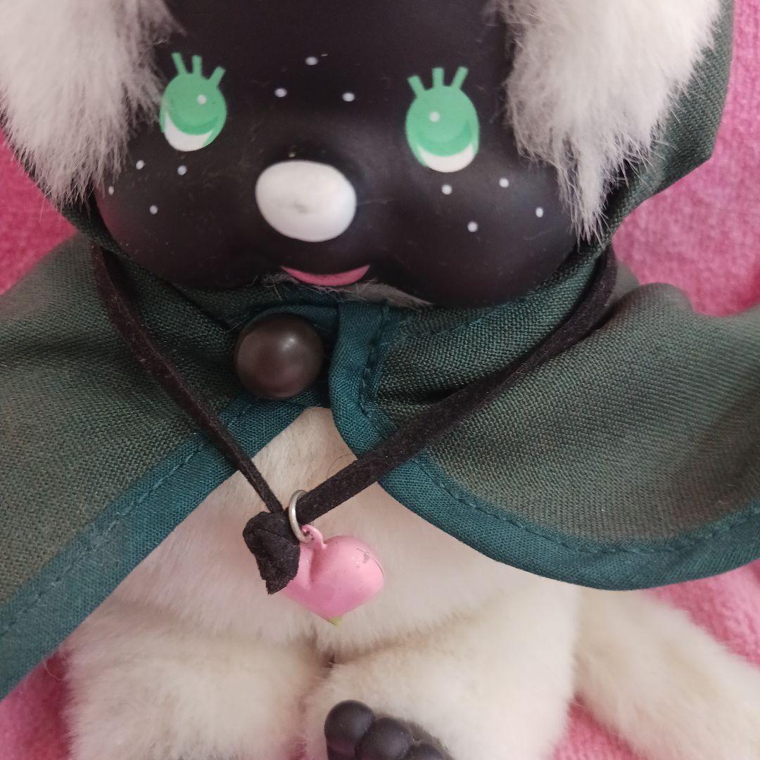 モンチッチ可愛いぬいぐるみ 黒と白の髪