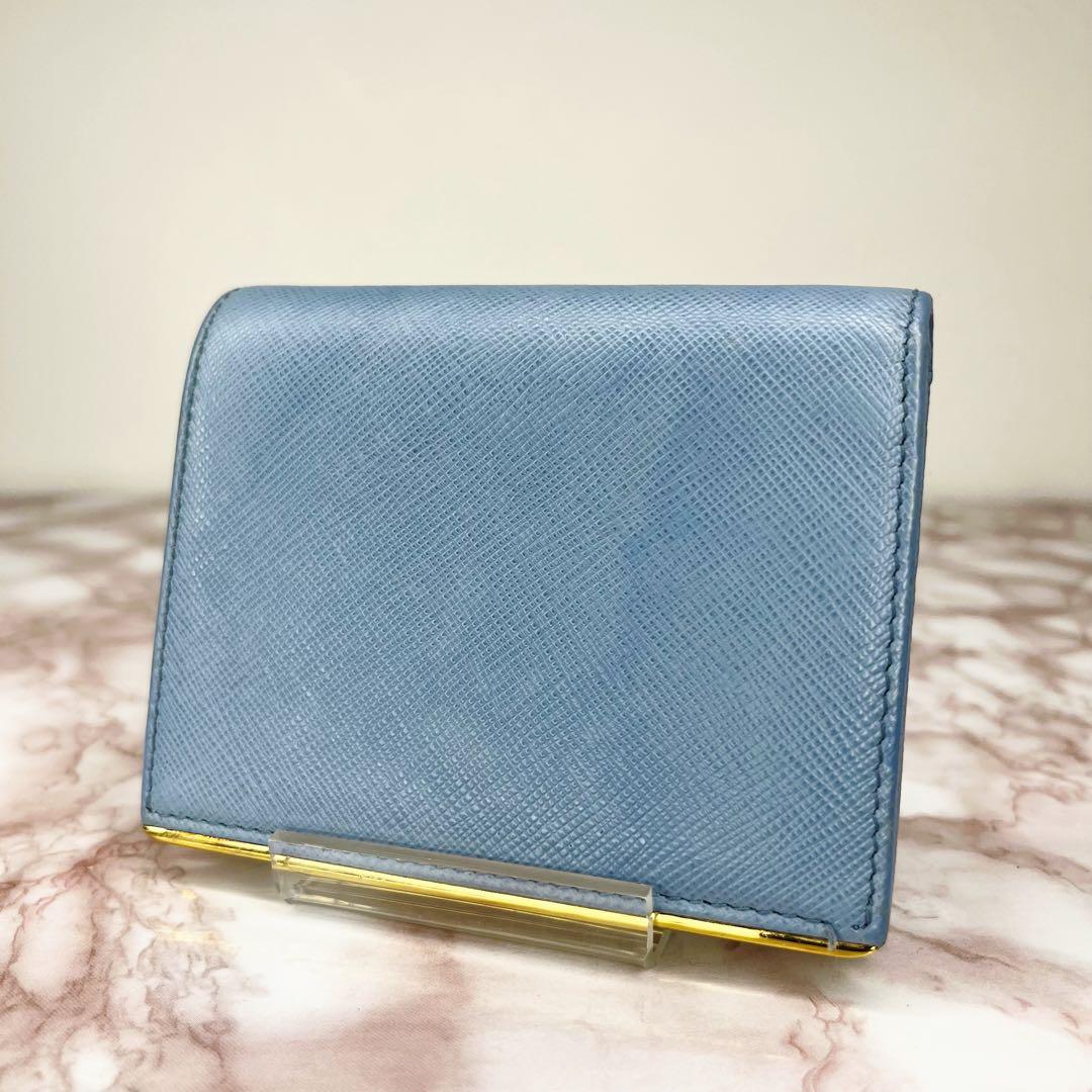 【極美品】PRADA 二つ折り財布 折り財布90