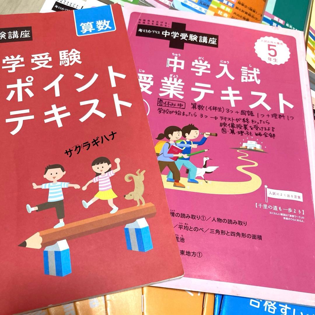 値下げ‼️進研ゼミ ベネッセ　中学受験講座 考える力プラス 小5中心 中学校受験