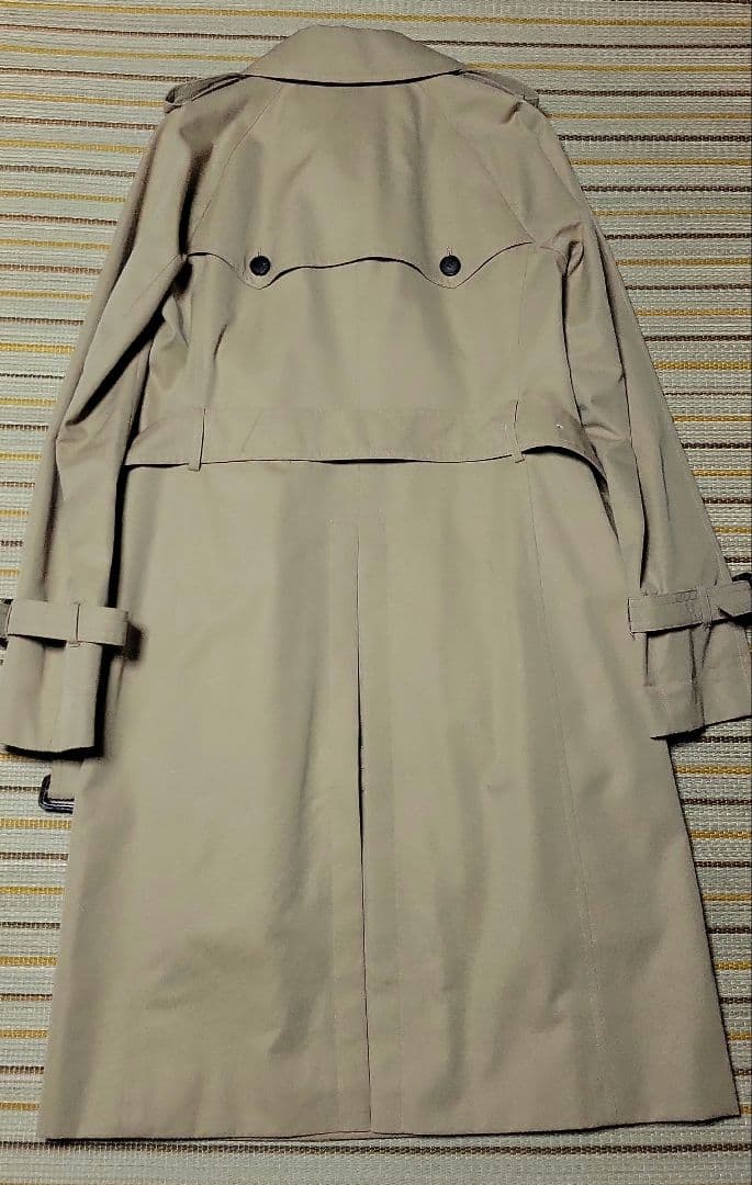 三陽商会AOMORI FACTORY上質ベージュトレンチコート極美品