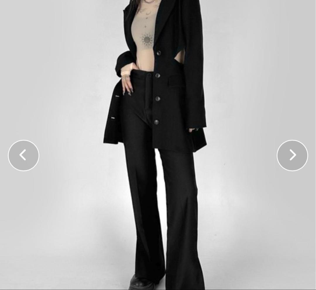 【即日郵送】LVEU. カットアウトワンピースジャケット アウター ジャケット