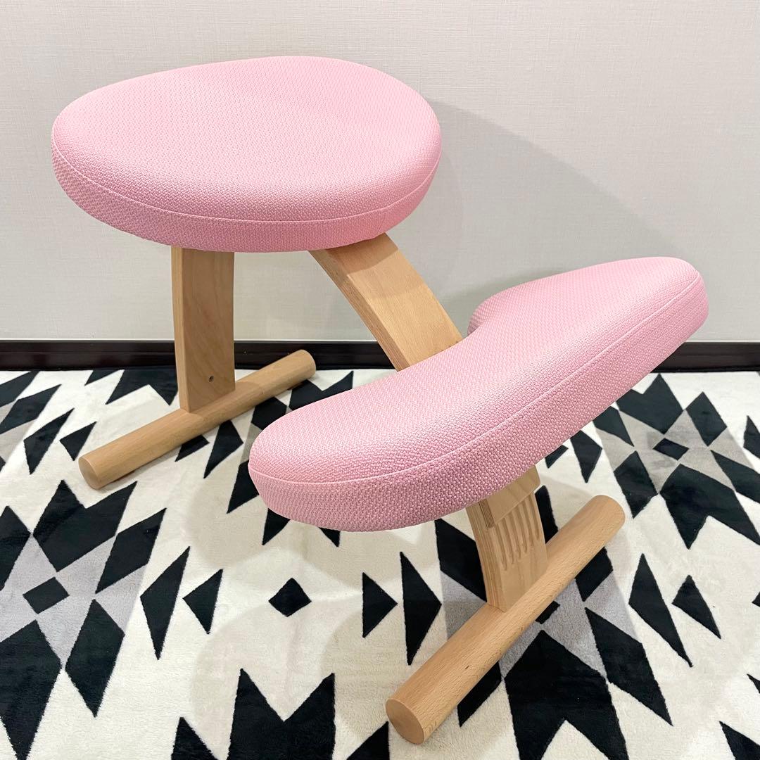 バランスラボ バランスチェア バランスイージー ピンク 桜 中古美品
