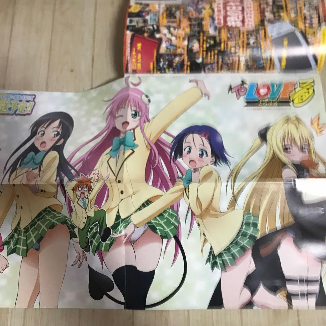 週刊少年ジャンプ　赤マルジャンプ2008年発行　TVアニメとらぶる特大ポスター‼︎