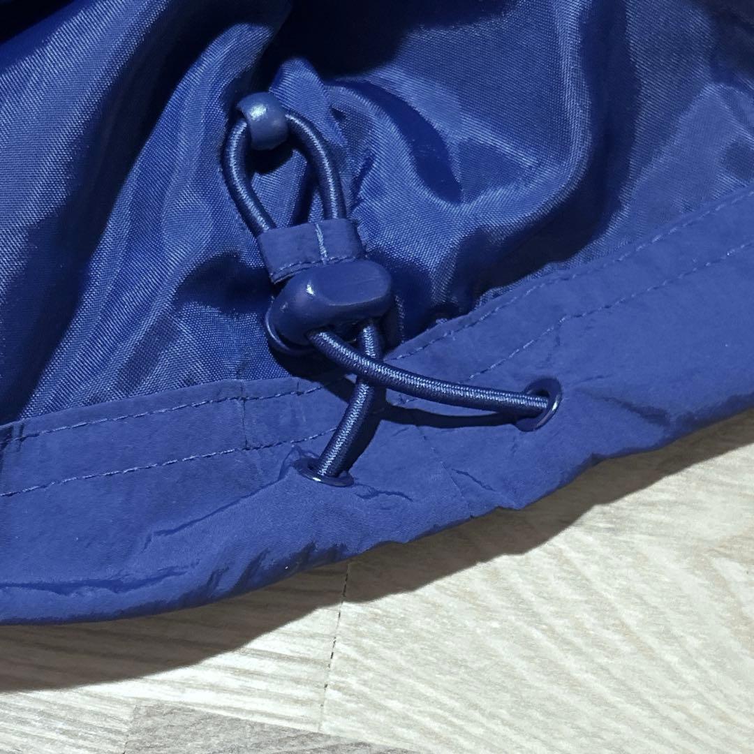 美品　adidas ADILENIUM サイドジップ　ナイロンパンツ　青