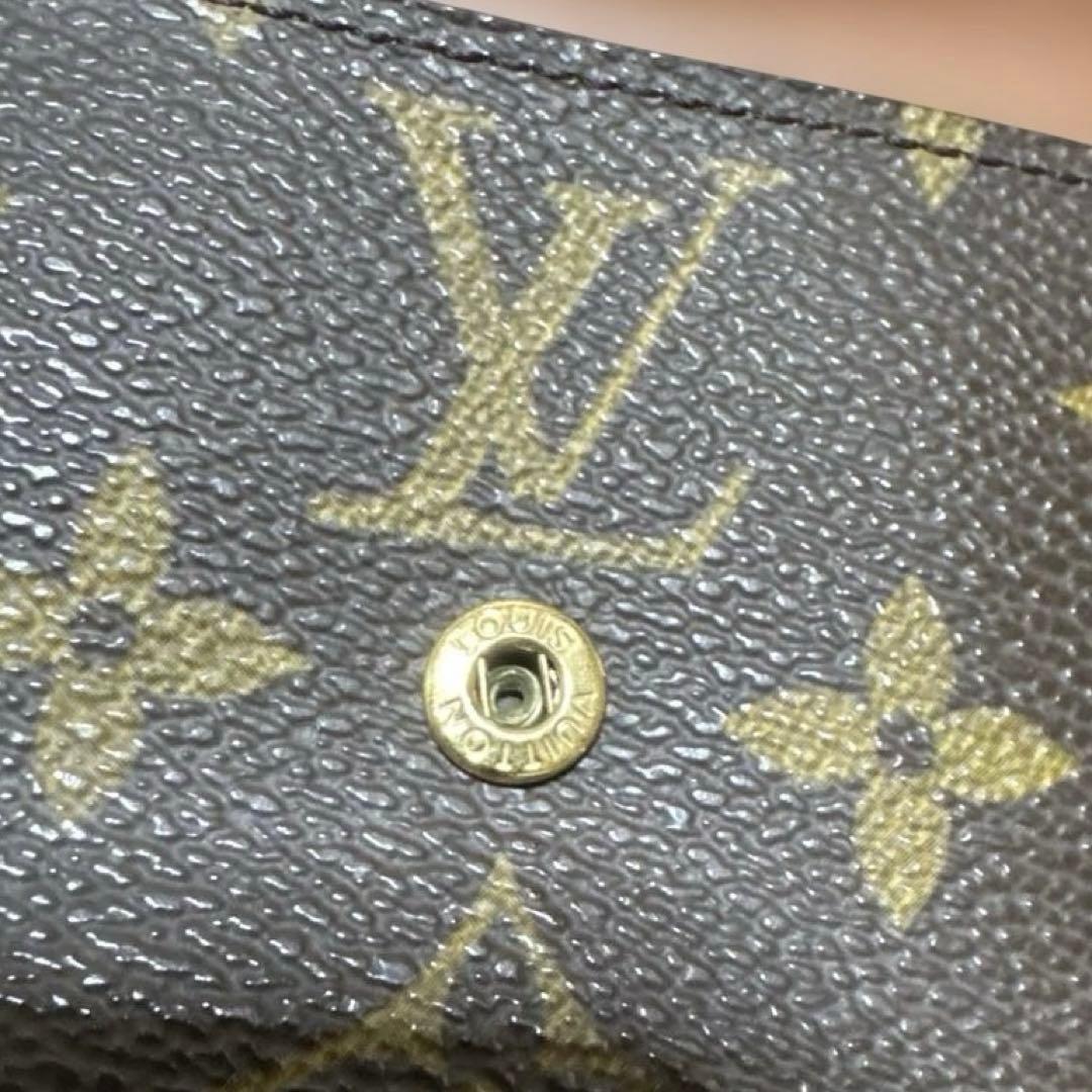 ⑨★在庫セール/優良品♪モノグラム Wホック折財布