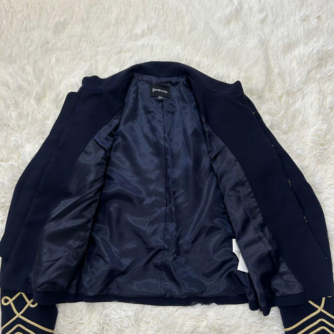 stradivarius ナポレオン ジャケット 金ボタン 短丈 Mサイズ