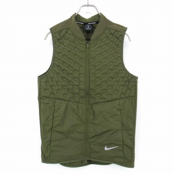 NIKE ナイキ エアロロフト ダウンべスト Mサイズ カーキ