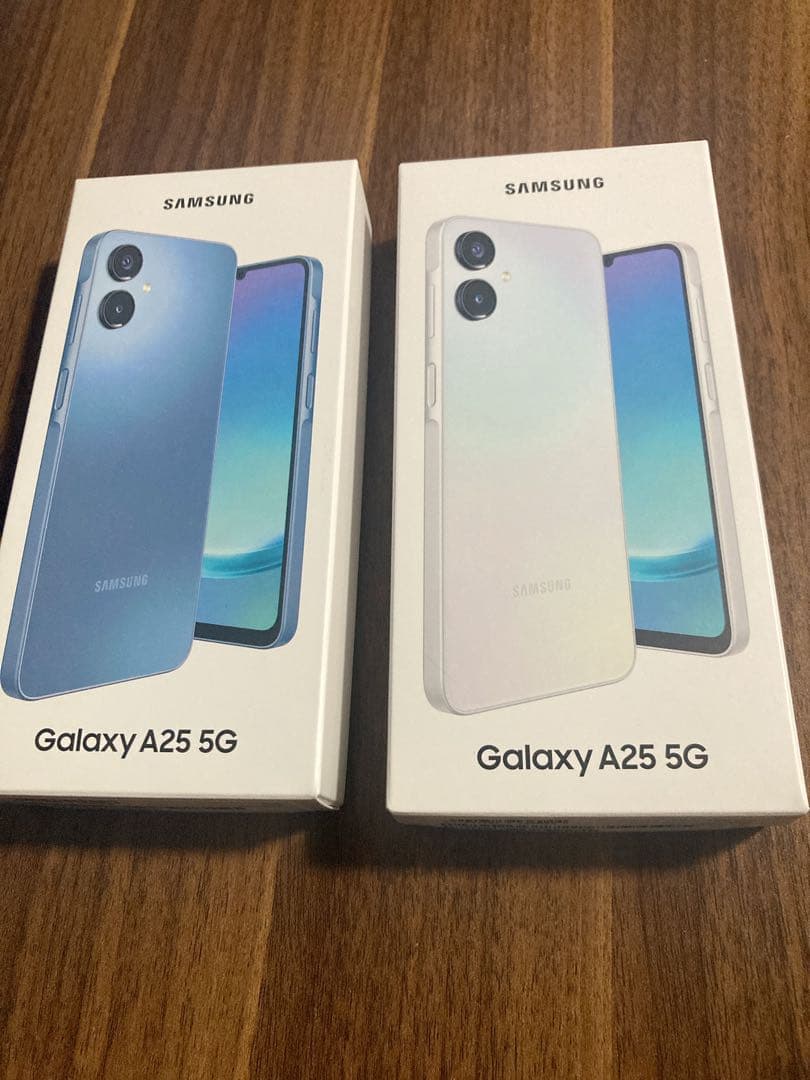 未使用品！Galaxy A25 5G 64GB ブルー、ライトブルー2台セット