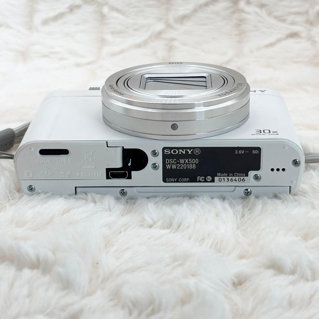 美品・動作良好✨ Sony Cyber-Shot DSC-WX500 ホワイト