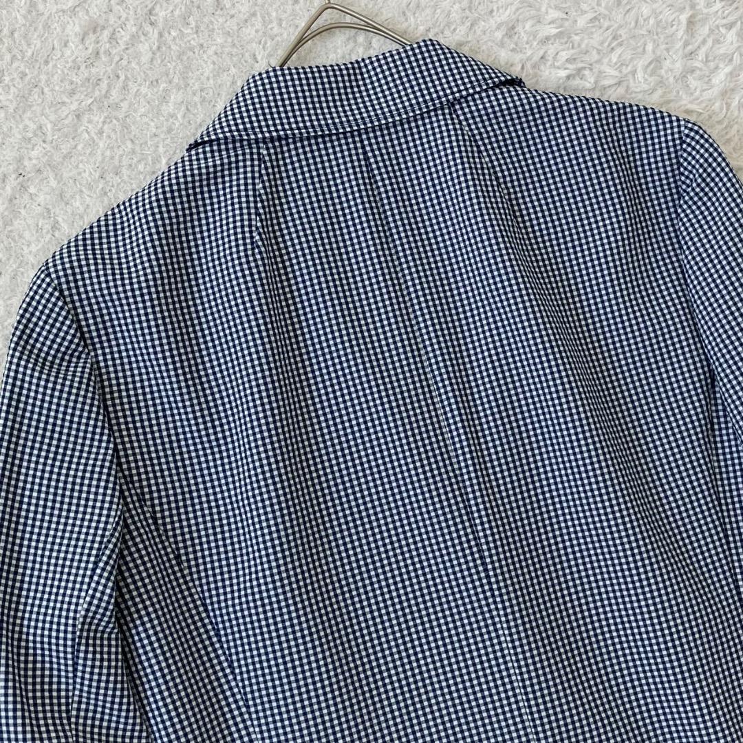 未使用級✨レリアン テーラードジャケット シアサッカー 大きいサイズ 13 XL