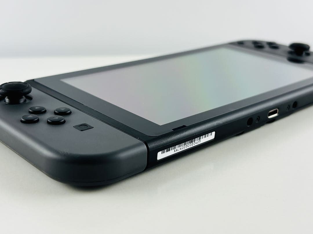 美品 ニンテンドー スイッチ グレー 本体 swich 箱付き 完備品 任天堂