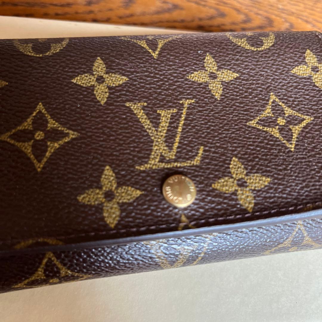 LOUIS VUITTON　ポルトモネビエトレゾー　二つ折り財布　モノグラムル