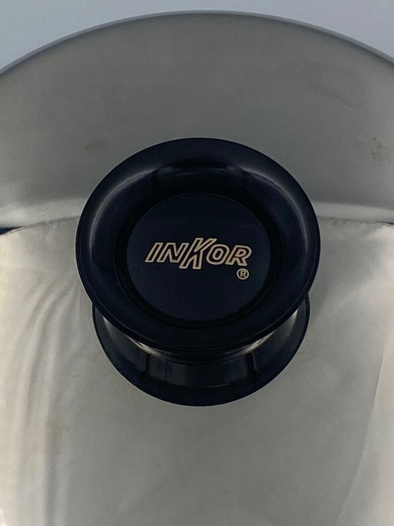 【INKOR】インコア　鍋、穴あき片手鍋スチーマー、浅型ボウル、蓋の4点セット。