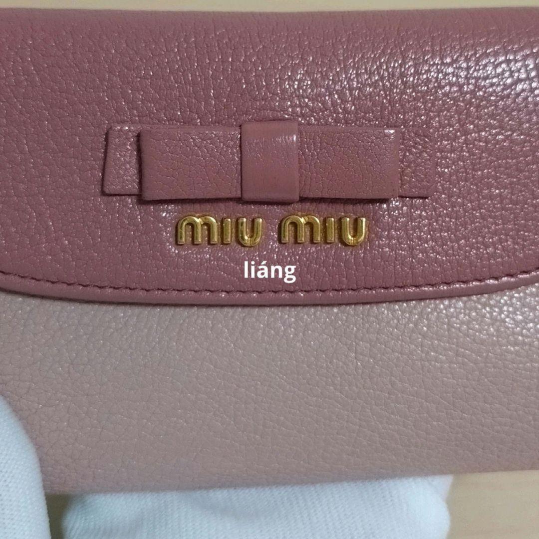 miumiu マドラス リボン モチーフ 財布