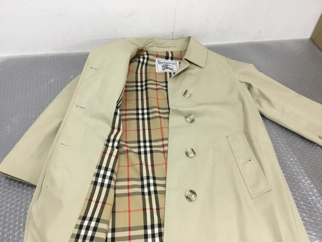 Burberry バーバリー ベージュ ステンカラーコート レディース