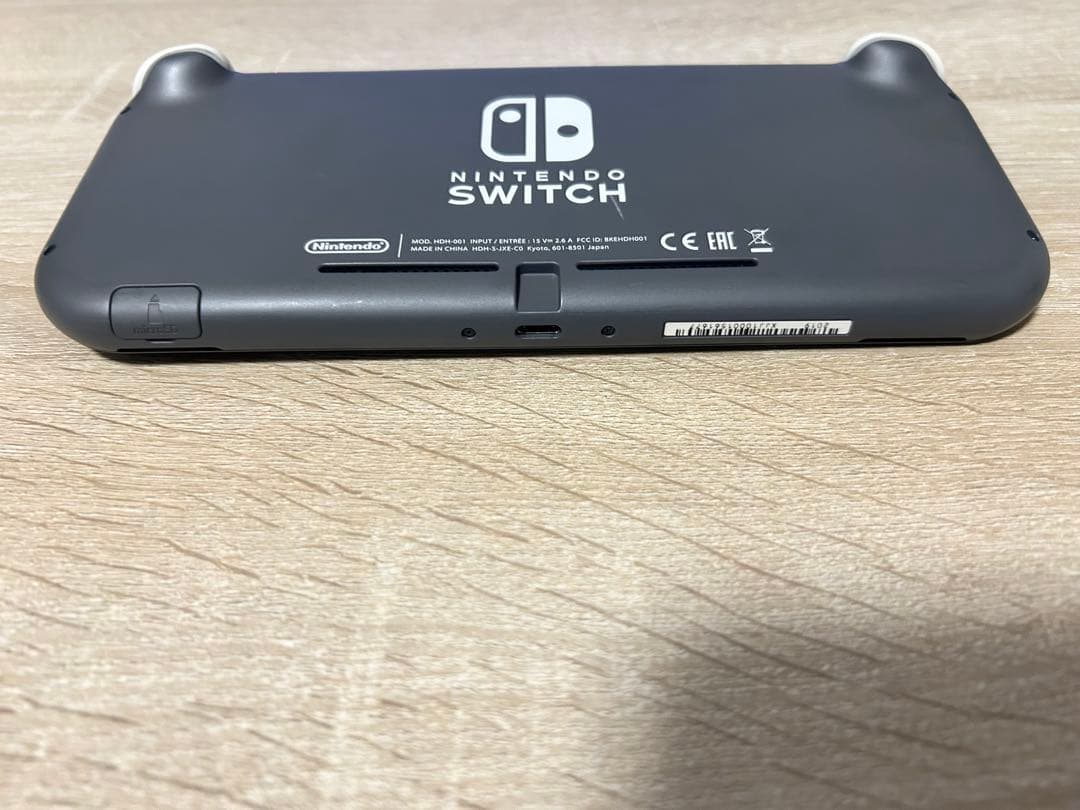 Nintendo Switch Lite グレー ジャンク品　本体初期化済み