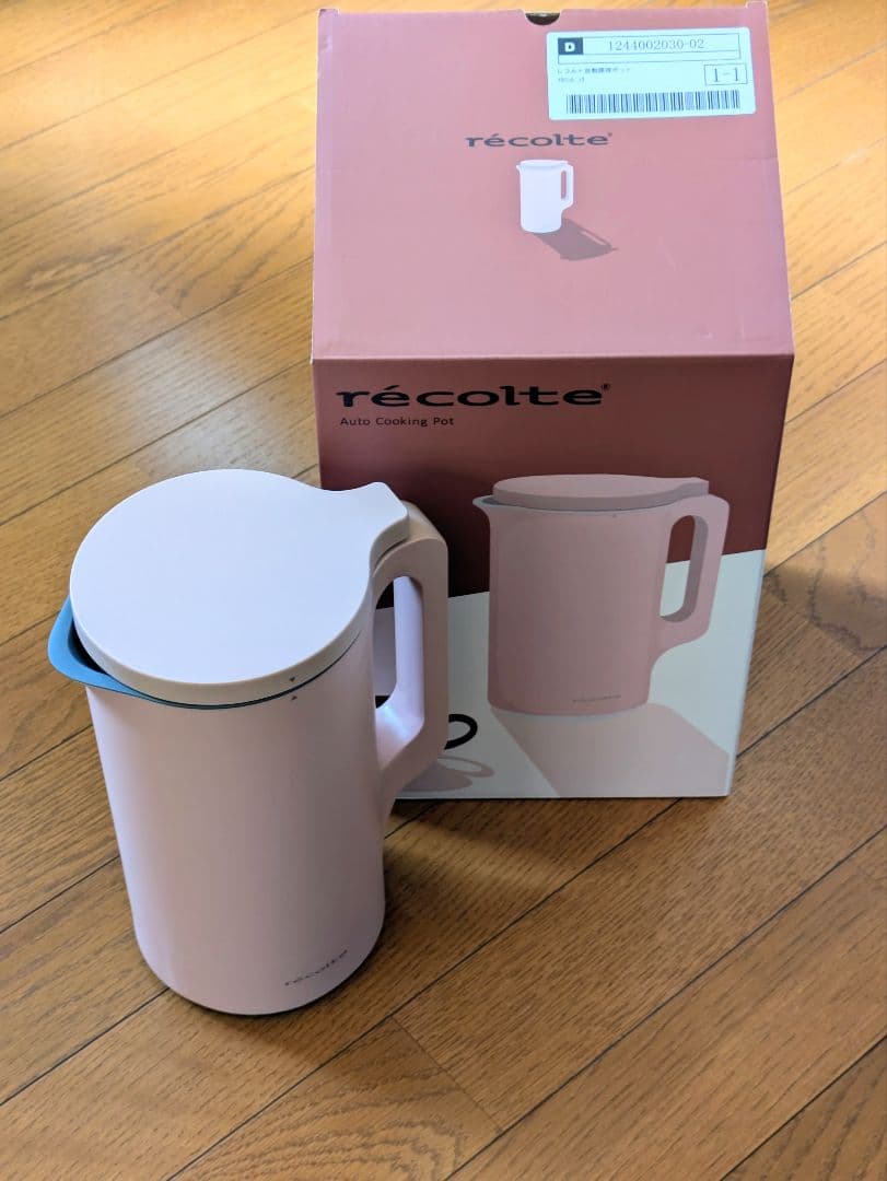 新品未使用　レコルト 自動調理ポット マカロンピンク