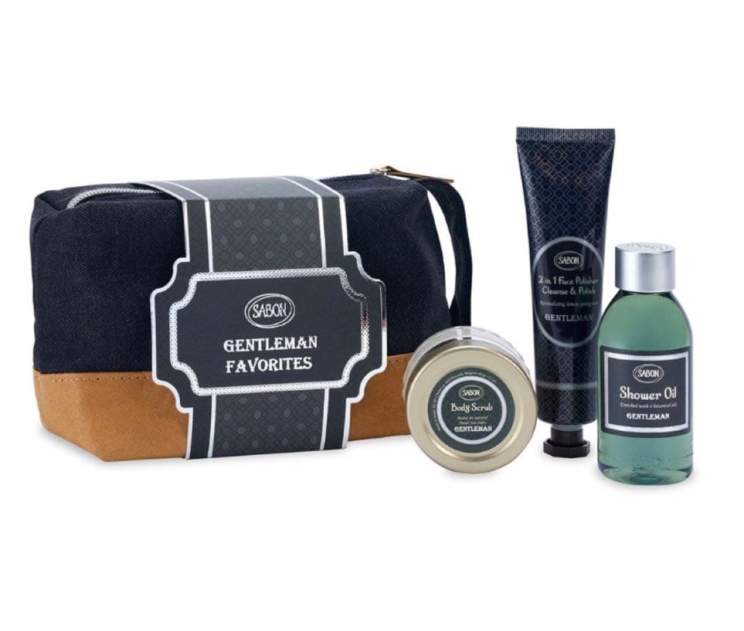 ✴︎即完売✴︎SABONサボン　ジェントルマン　トラベルセット　ボディスクラブ