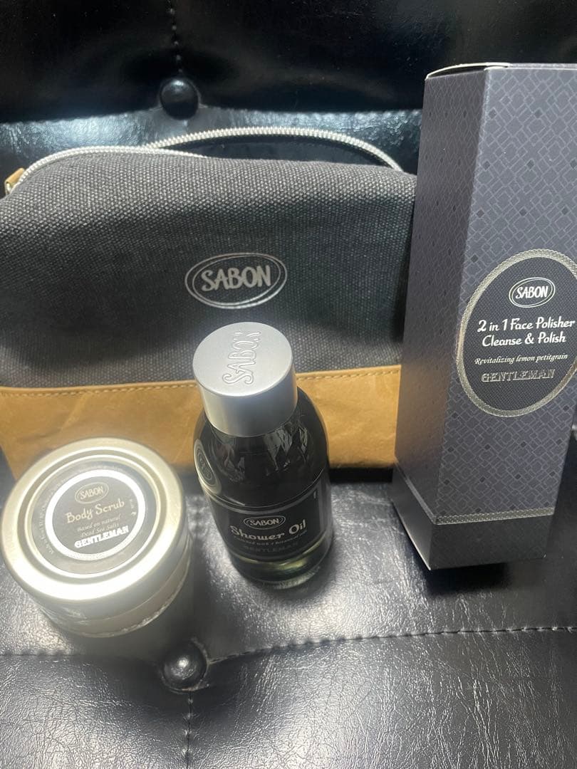 ✴︎即完売✴︎SABONサボン　ジェントルマン　トラベルセット　ボディスクラブ