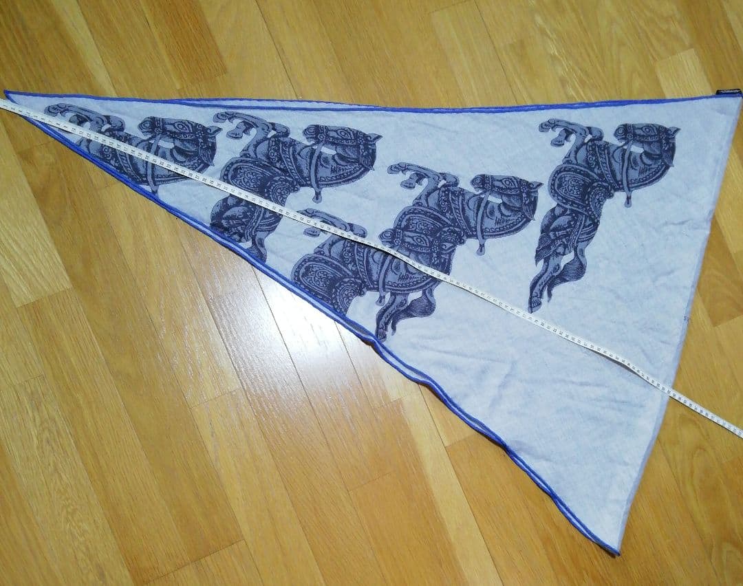 HERMES　エルメス　カシシル　ロサンジュ　グレー　菱形　傷・汚れあり