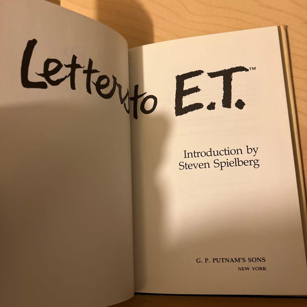 1983年　90’s 映画E.T.　BOOK★Letter To E.T.