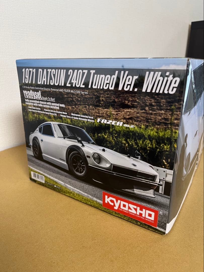 【未開封】京商 フェーザーMk2 1971 ダットサン 240Z ホワイト