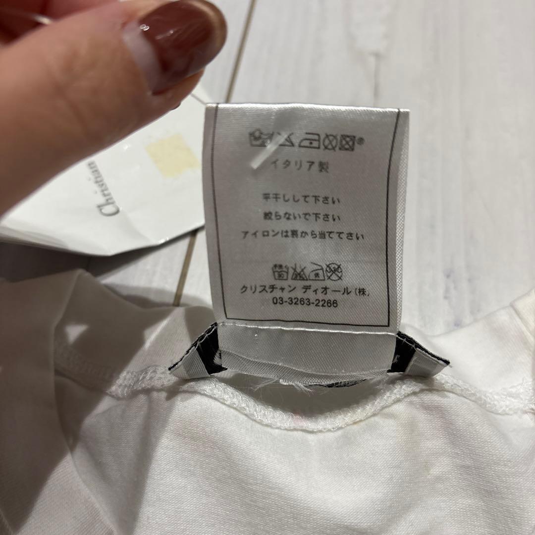 Dior 刺繍入り半袖Tシャツ ホワイト