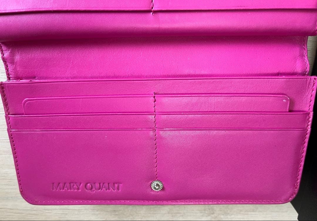 MARY QUANT ピンク 二つ折り財布