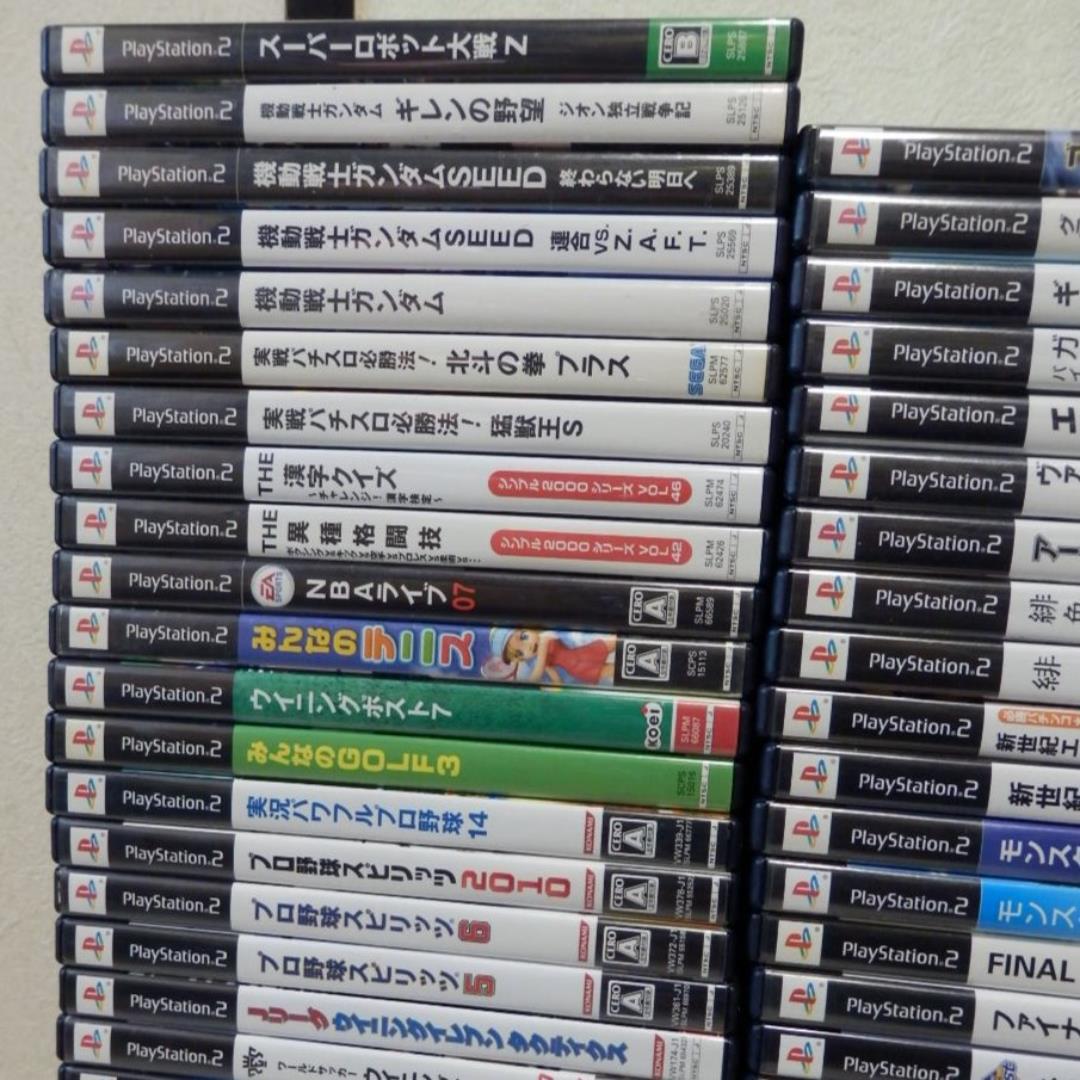 １００本❤️８０％オフ★ＰＳ２ゲームソフト１００枚セット説明書付き大量まとめ売り